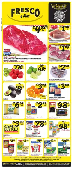 Preview of Fresco y Más weekly ads valid from 22.10.2025 | Page: 1