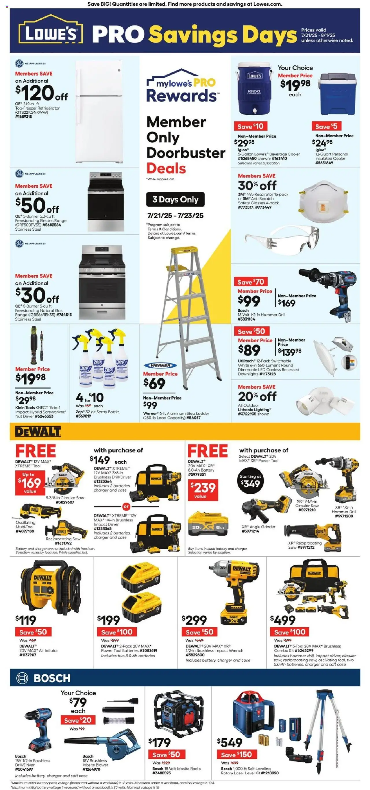 Lowe's In Store Promotion - valid from 21.07.2025 | Page: 1