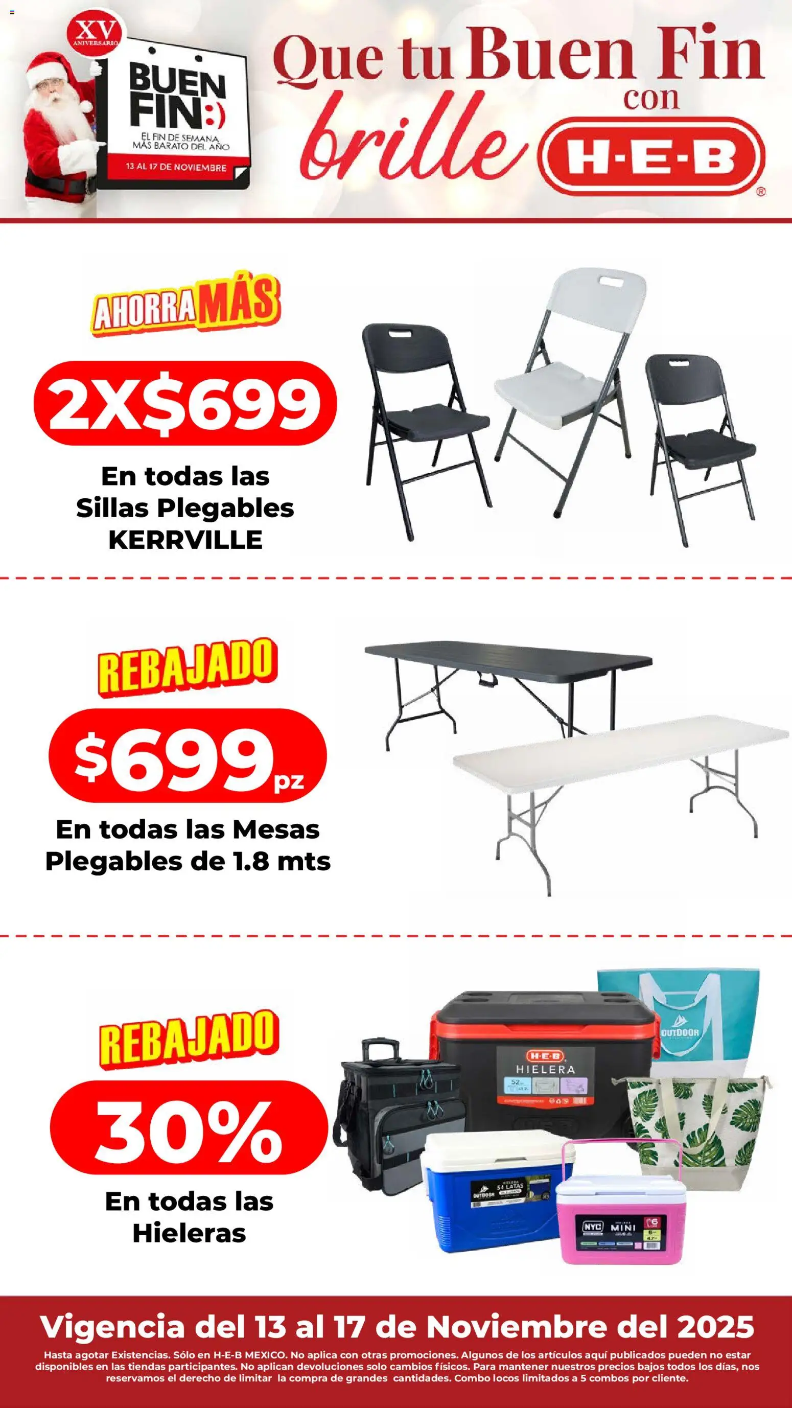 Nuevas ofertas de H-E-B válidas en toda la República Mexicana desde el 13.11.2025. ¡Encuentra las mejores ofertas en H-E-B Buen Fin! | Página: 22 | Productos: Hielera