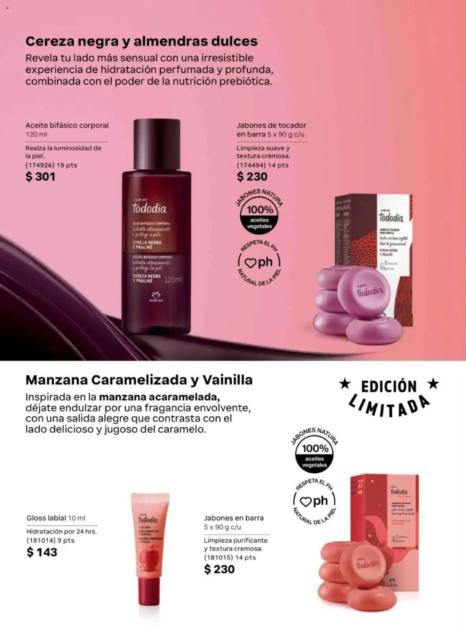 Nuevas ofertas de Natura válidas en toda la República Mexicana desde el 02.04.2026. ¡Encuentra las mejores ofertas en Natura campaña 6 2026! | Página: 128 | Productos: Aceite, Dulces, Barra, Fragancia