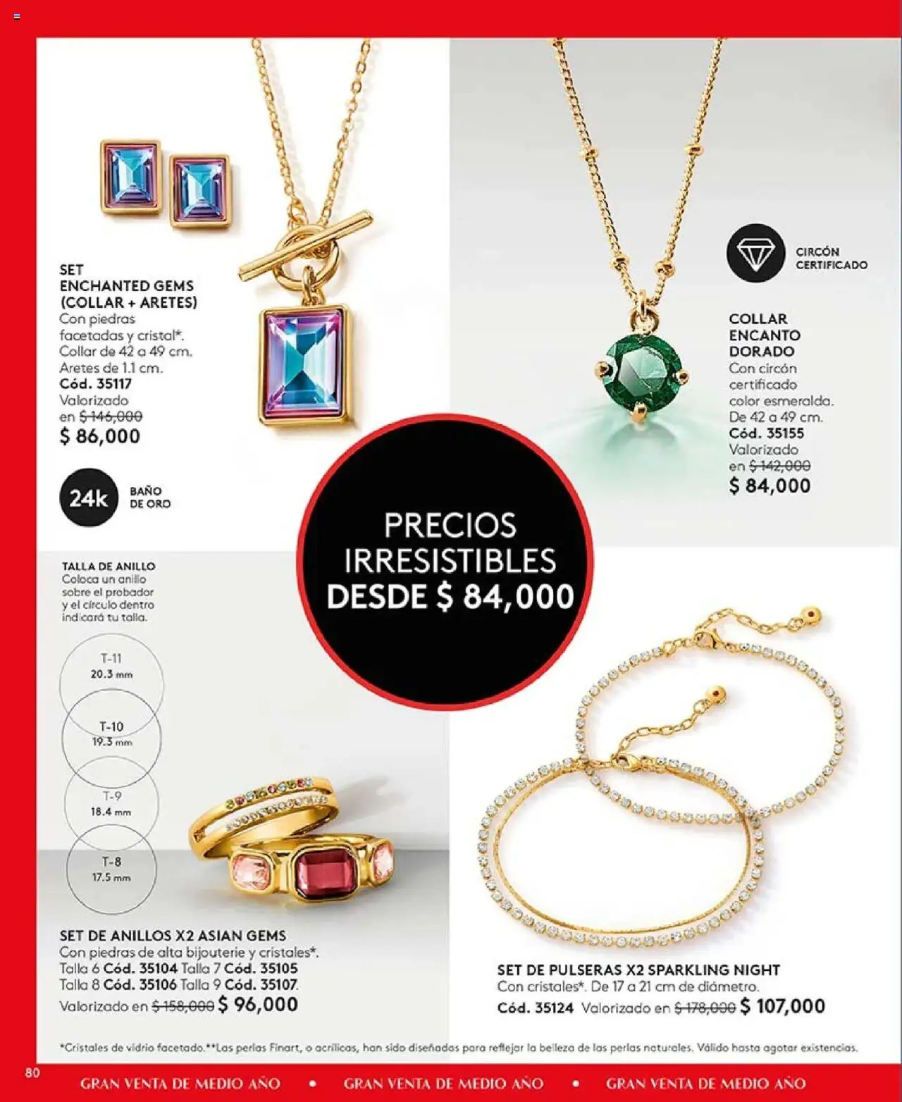 Ésika revista - valida desde el 16.06.2025 | Página: 80 | Productos: Anillo, Sobre, Baño, Collar
