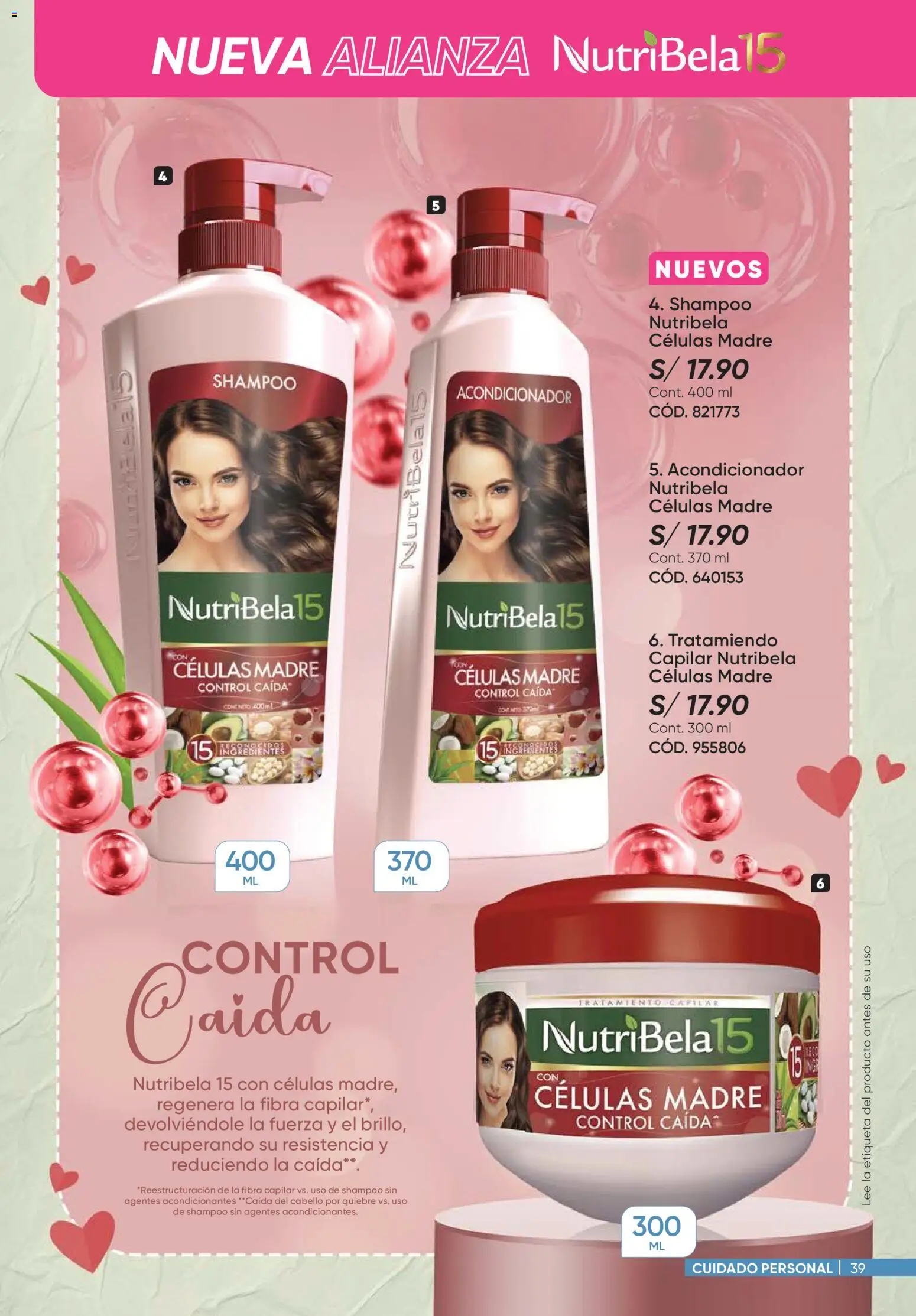 Catálogo Azzorti válido desde 07.01.2026 | Página: 39 | Productos: Shampoo, Acondicionador