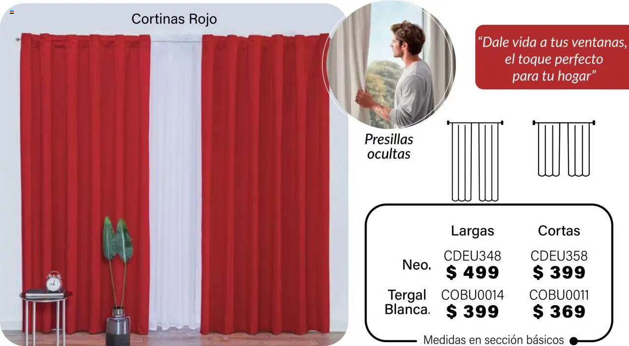 Nuevas ofertas de Colchas Concord válidas en toda la República Mexicana desde el 01.08.2025. ¡Encuentra las mejores ofertas en Colchas Concord - Catálogo! | Página: 456 | Productos: Cortinas