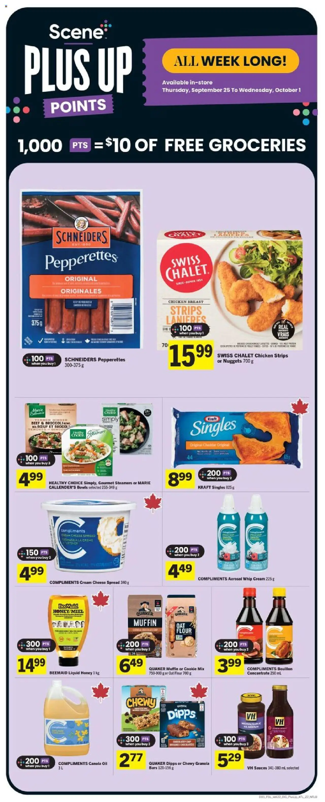 Foodland flyer valid from 25.09.2025 | Page: 5 | Products: Beef, Cheese, Oil, Chicken