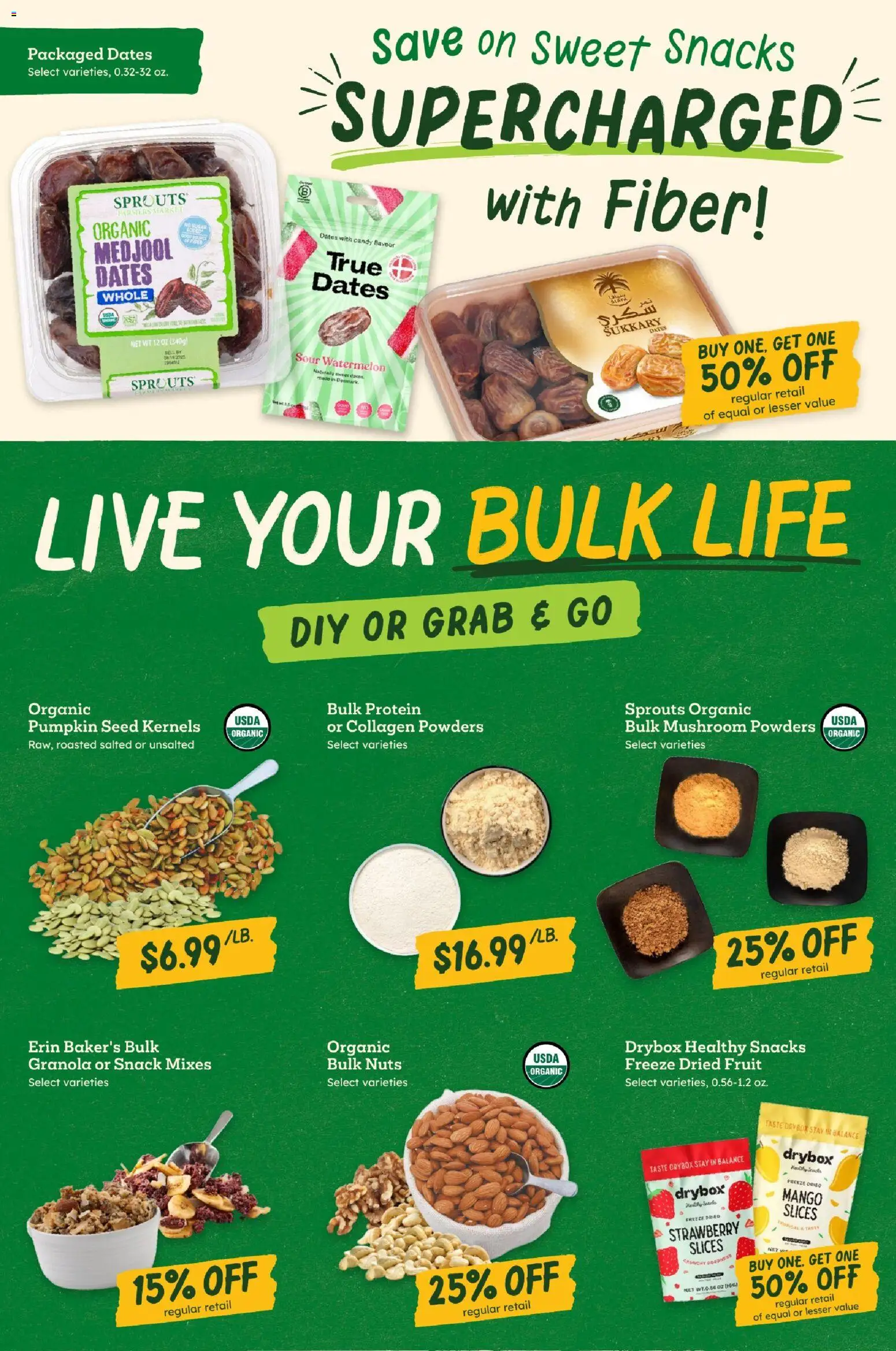 Sprouts Weekly Ad - valid from 31.12.2025 | Page: 13 | Products: Nuts, Mango, Pumpkin, Watermelon
