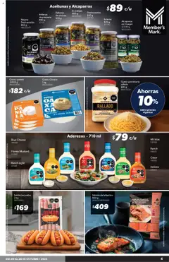 Vista previa de Sam's Club - Catálogo, nuevo folleto de la tienda, válido en México a partir del 09.10.2025 | Página: 3 | Productos: Aceitunas, Queso, Pimiento, Sobre