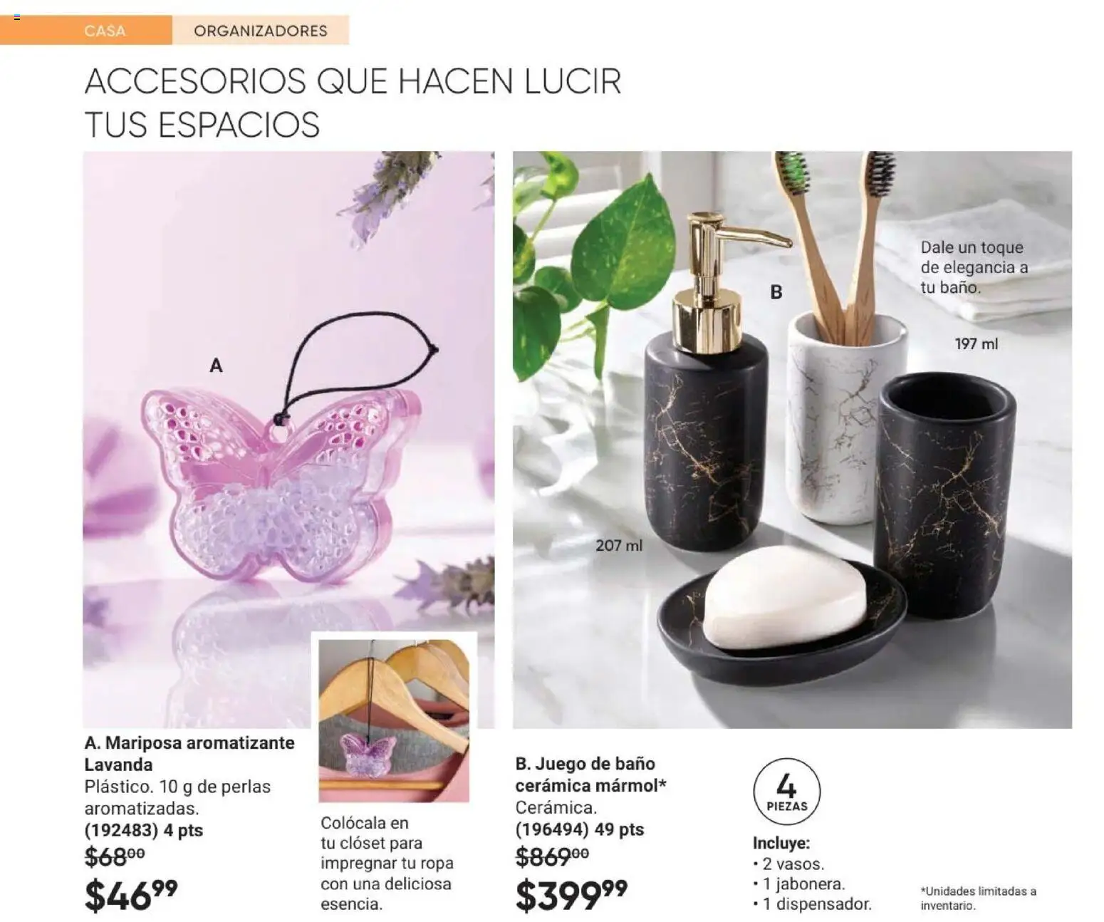 Nuevas ofertas de AVON válidas en toda la República Mexicana desde el 30.01.2026. ¡Encuentra las mejores ofertas en AVON Casa & Estilo 3 2026! | Página: 84 | Productos: Juego, Ropa, Baño