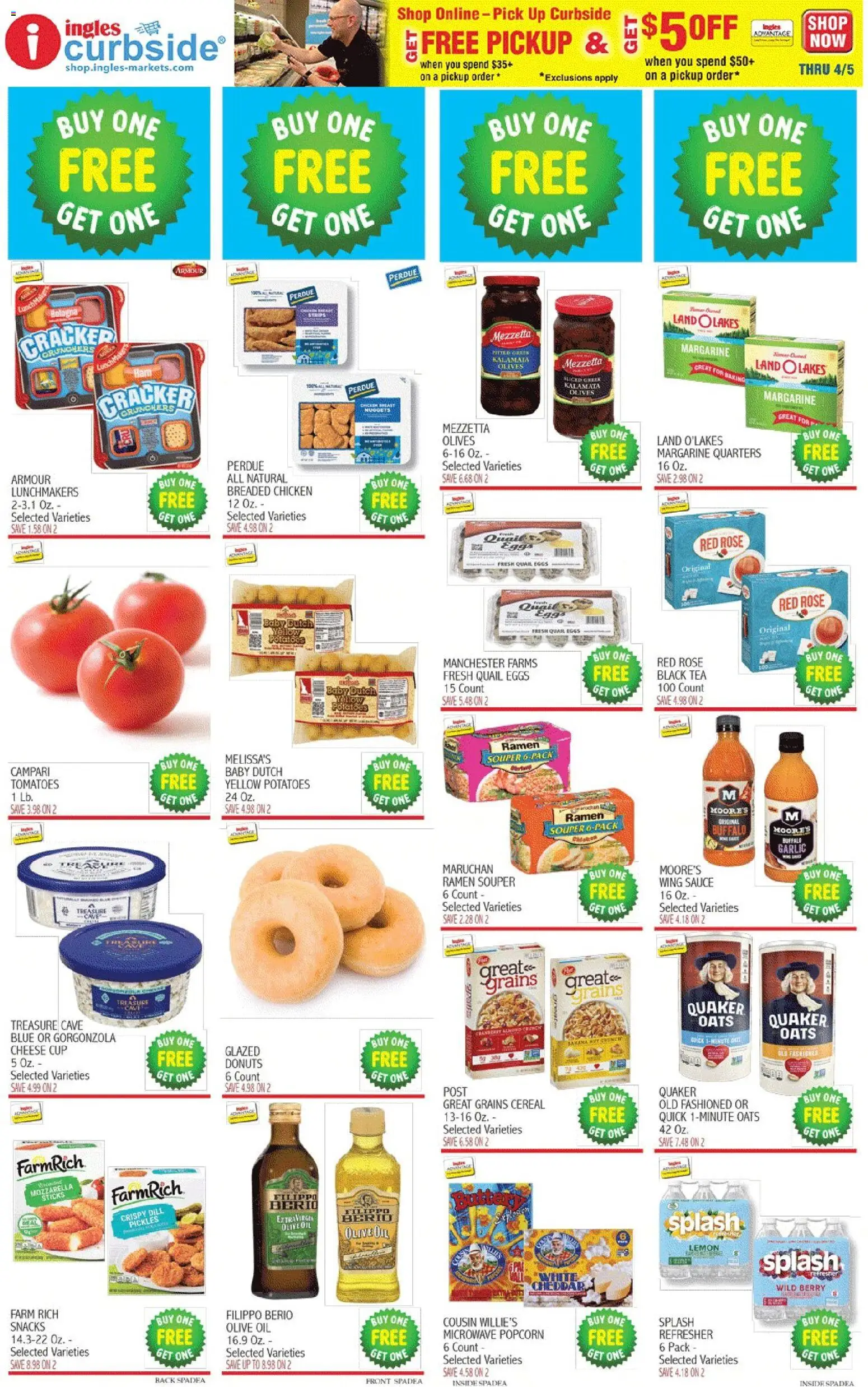 Ingles Weekly Ad - valid from 25.03.2026 | Page: 9 | Products: Butter, Microwave, Tea, Potatoes