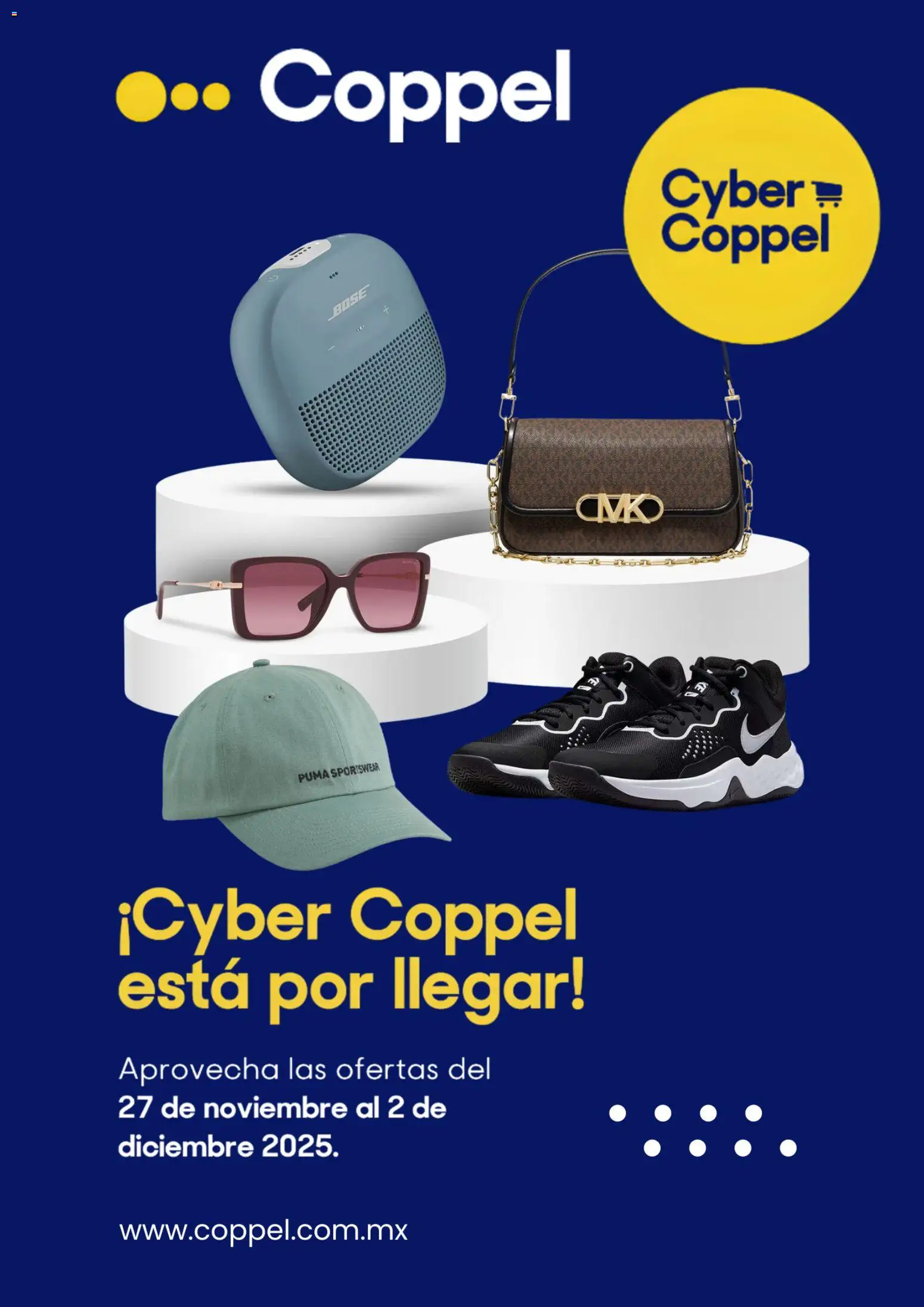 Nuevas ofertas de Coppel válidas en toda la República Mexicana desde el 19.11.2025. ¡Encuentra las mejores ofertas en Coppel Cyber Monday aviso! | Página: 1