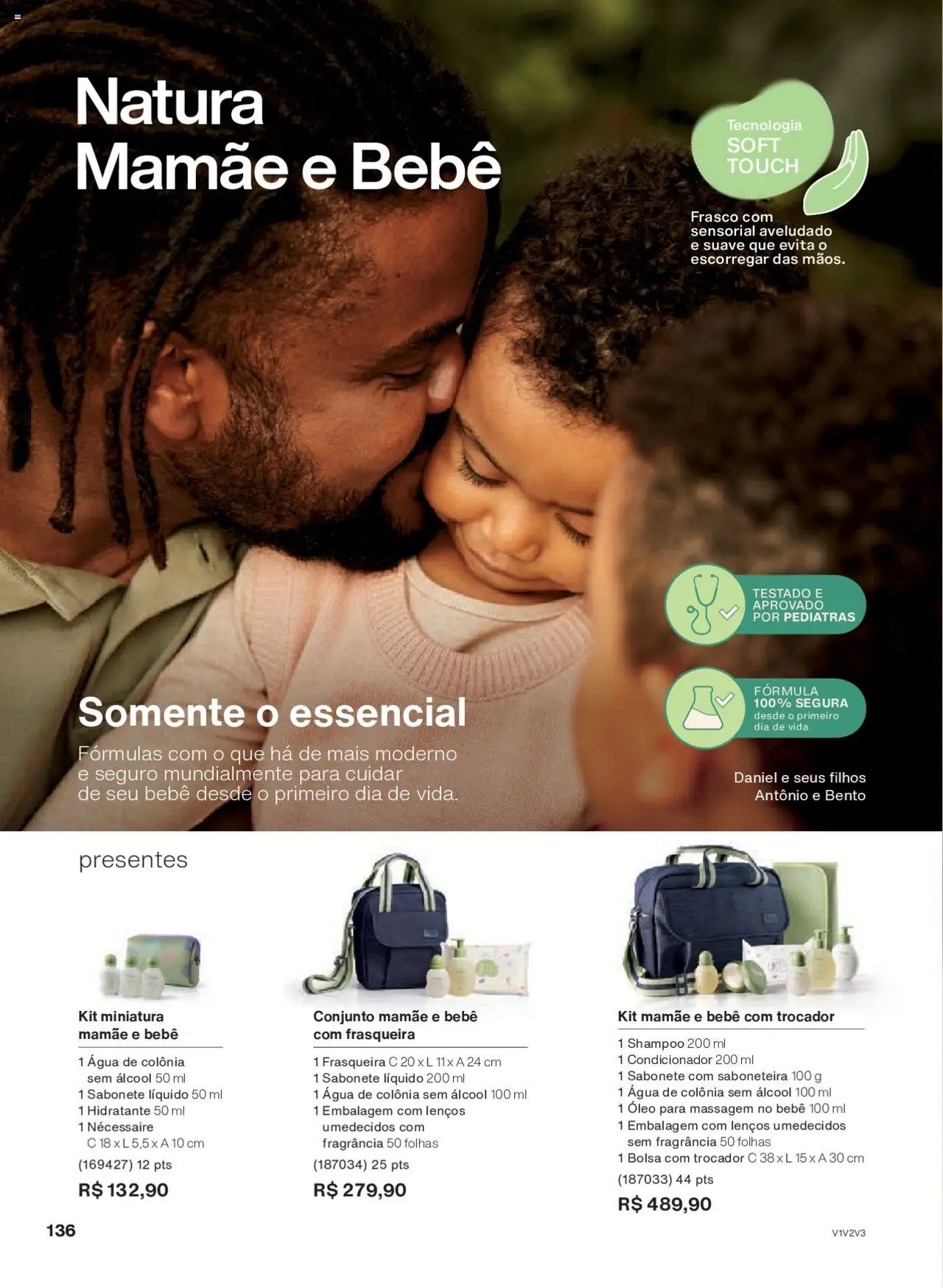 Natura Folheto - válido de 05.06.2025 | Página: 136 | Produtos: Shampoo, Sabonete, Bolsa, Saboneteira