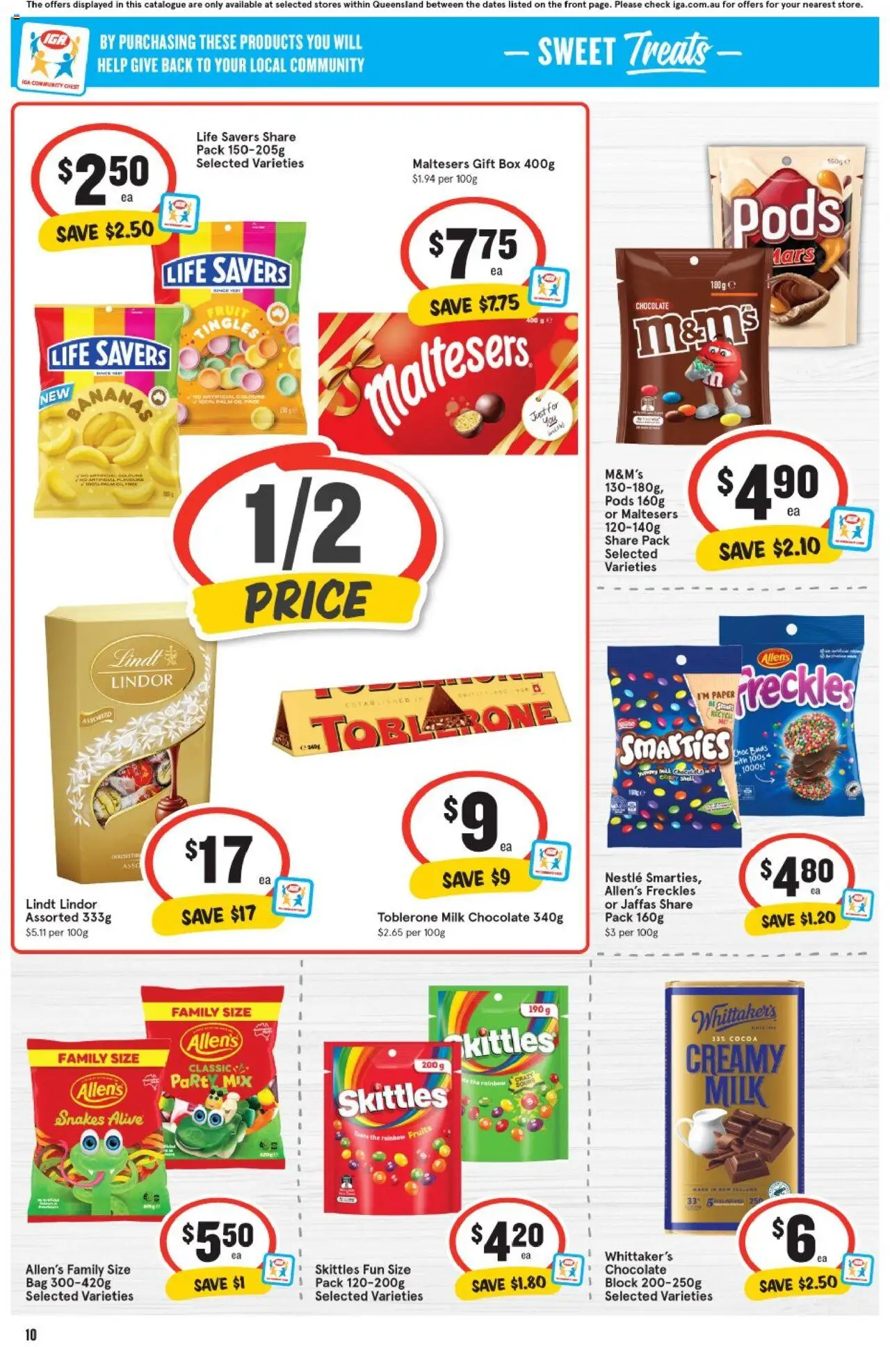 IGA catalogue - valid from 13.08.2025 | Page: 11 | Products: Box, Chocolate, Fruits, Bag