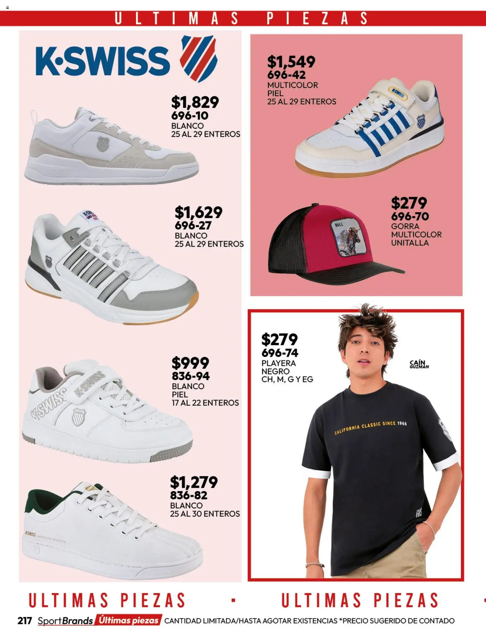 Nuevas ofertas de Cklass válidas en toda la República Mexicana desde el 02.01.2026. ¡Encuentra las mejores ofertas en Cklass catálogo Sportbrands! | Página: 284 | Productos: Gorra, Playera