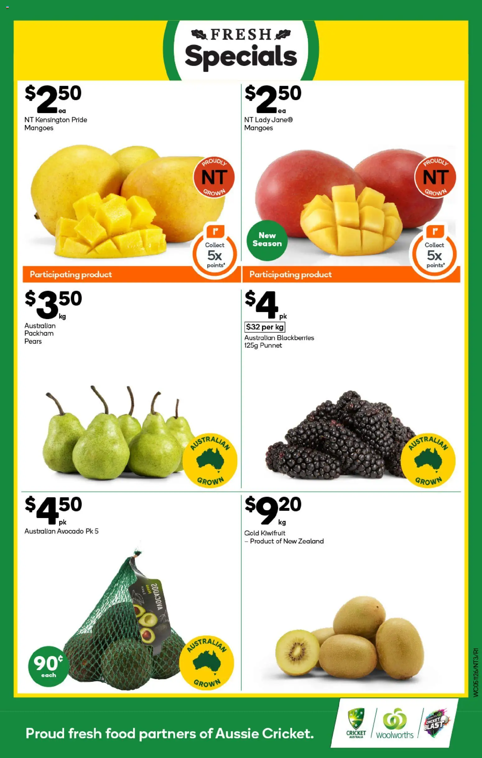 Woolworths catalogue - valid from 05.11.2025 | Page: 3 | Products: Kiwifruit, Avocado