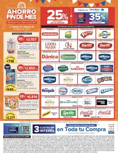 Vista previa Carrefour ofertas válido desde el 17.03.2026 | Página: 10 | Productos: Muzzarella, Leche, Té, Crema