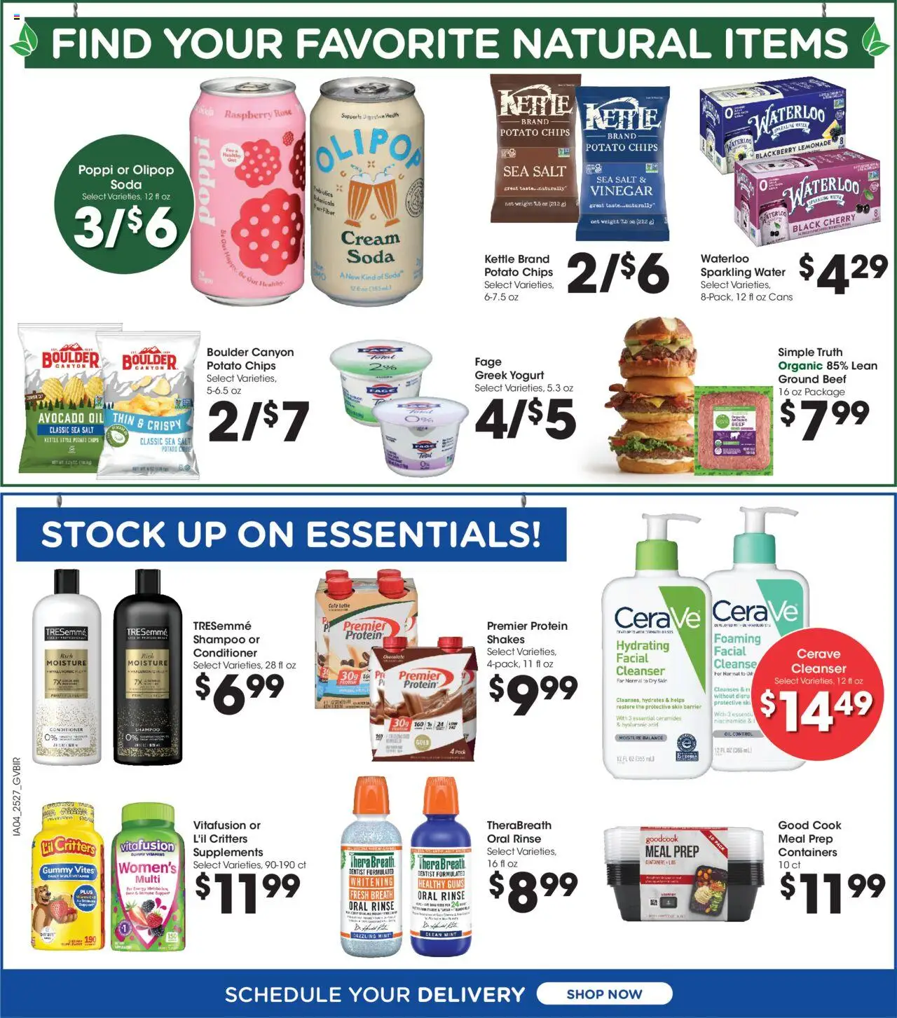 Kroger Ocado FC04 - OH - valid from 06.08.2025 | Page: 7 | Products: Yogurt, Chips, Cream, Salt