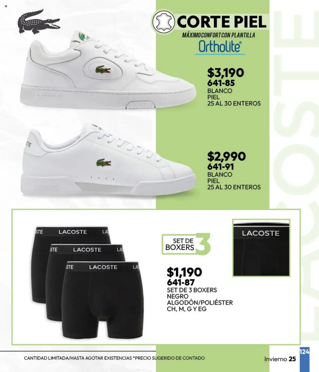 Nuevas ofertas de Cklass válidas en toda la República Mexicana desde el 16.09.2025. ¡Encuentra las mejores ofertas en Cklass - Catálogo Invierno Sportbrands! | Página: 125 | Productos: Boxers