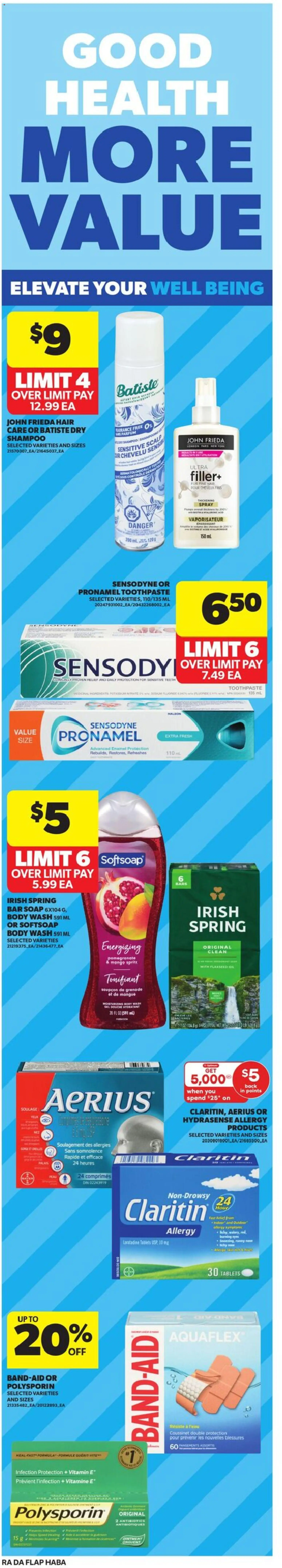 Atlantic Superstore flyer valid from 05.03.2026 | Page: 8 | Products: Soap, Body wash, Toothpaste, Oil