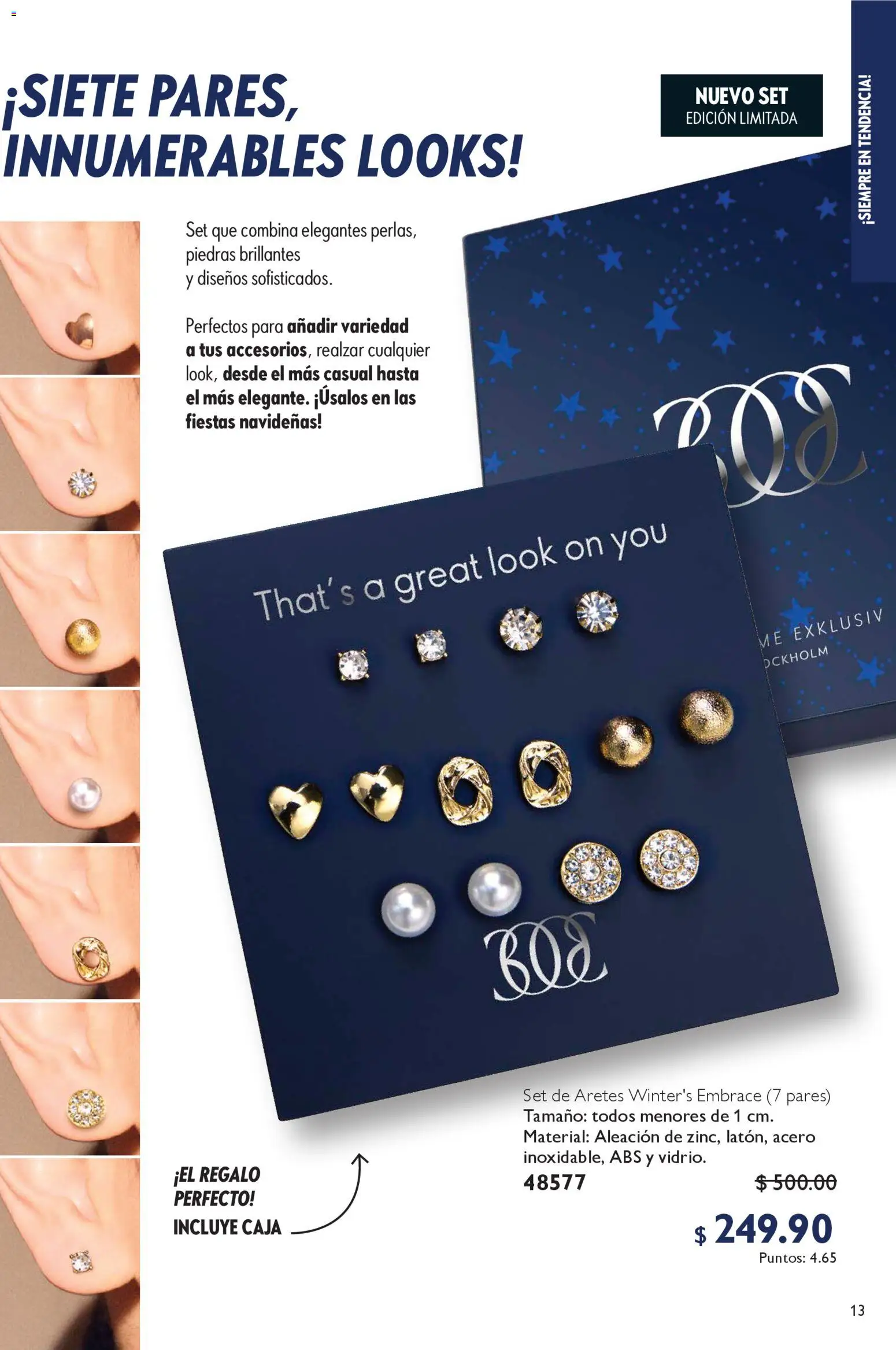 Nuevas ofertas de Oriflame válidas en toda la República Mexicana desde el 06.12.2025. ¡Encuentra las mejores ofertas en Oriflame campaña 12 2025! | Página: 13 | Productos: Aretes, Caja