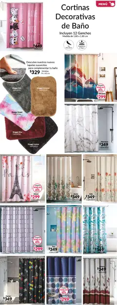 Vista previa de Colchas Concord catálogo, nuevo folleto de la tienda, válido en México a partir del 01.02.2026 | Página: 131 | Productos: Repelente, Vino, Cortinas, Baño