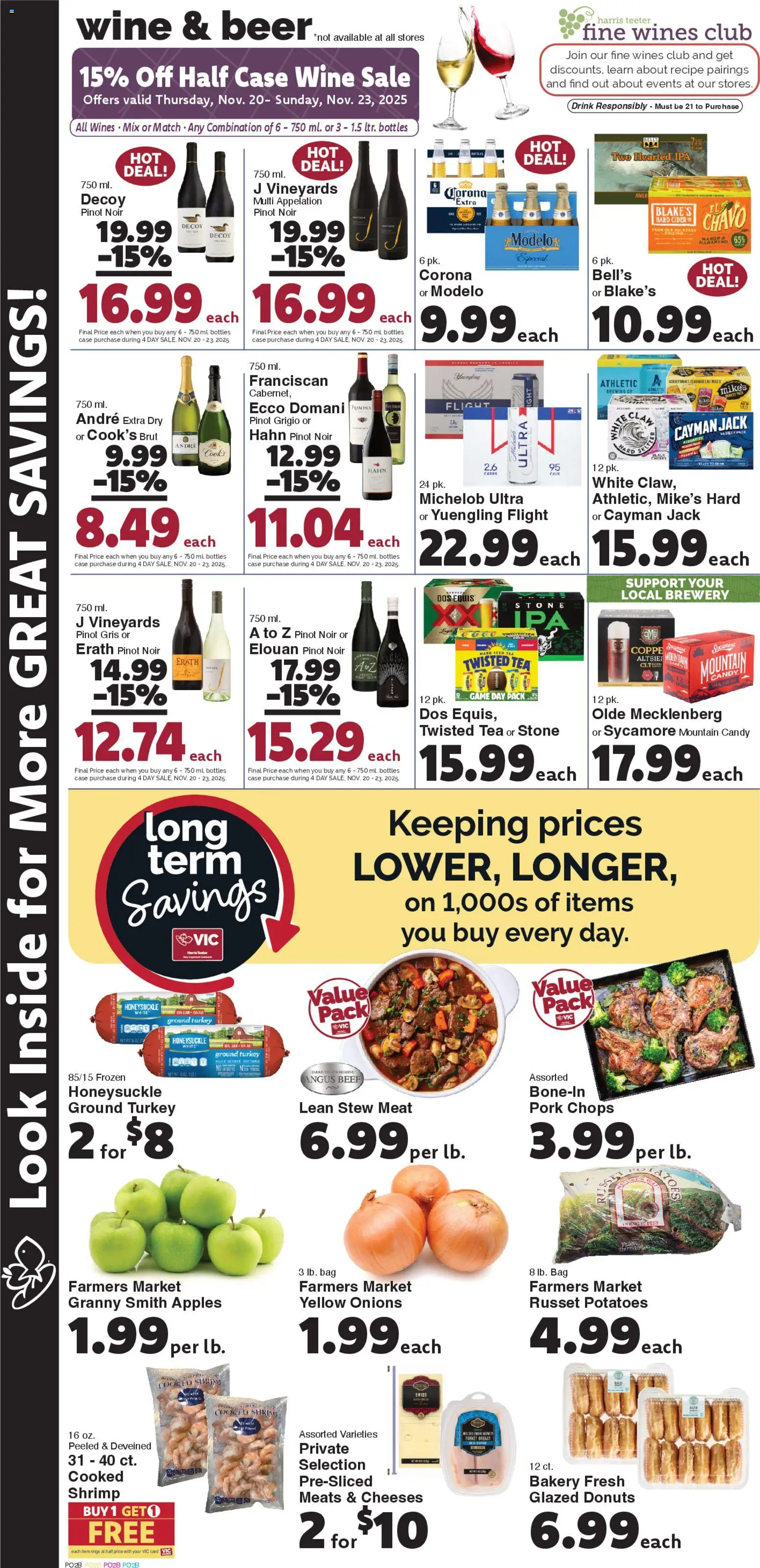 Harris Teeter Weekly Ad - valid from 19.11.2025 | Page: 10 | Products: Pork, Tea, Beef, Mango