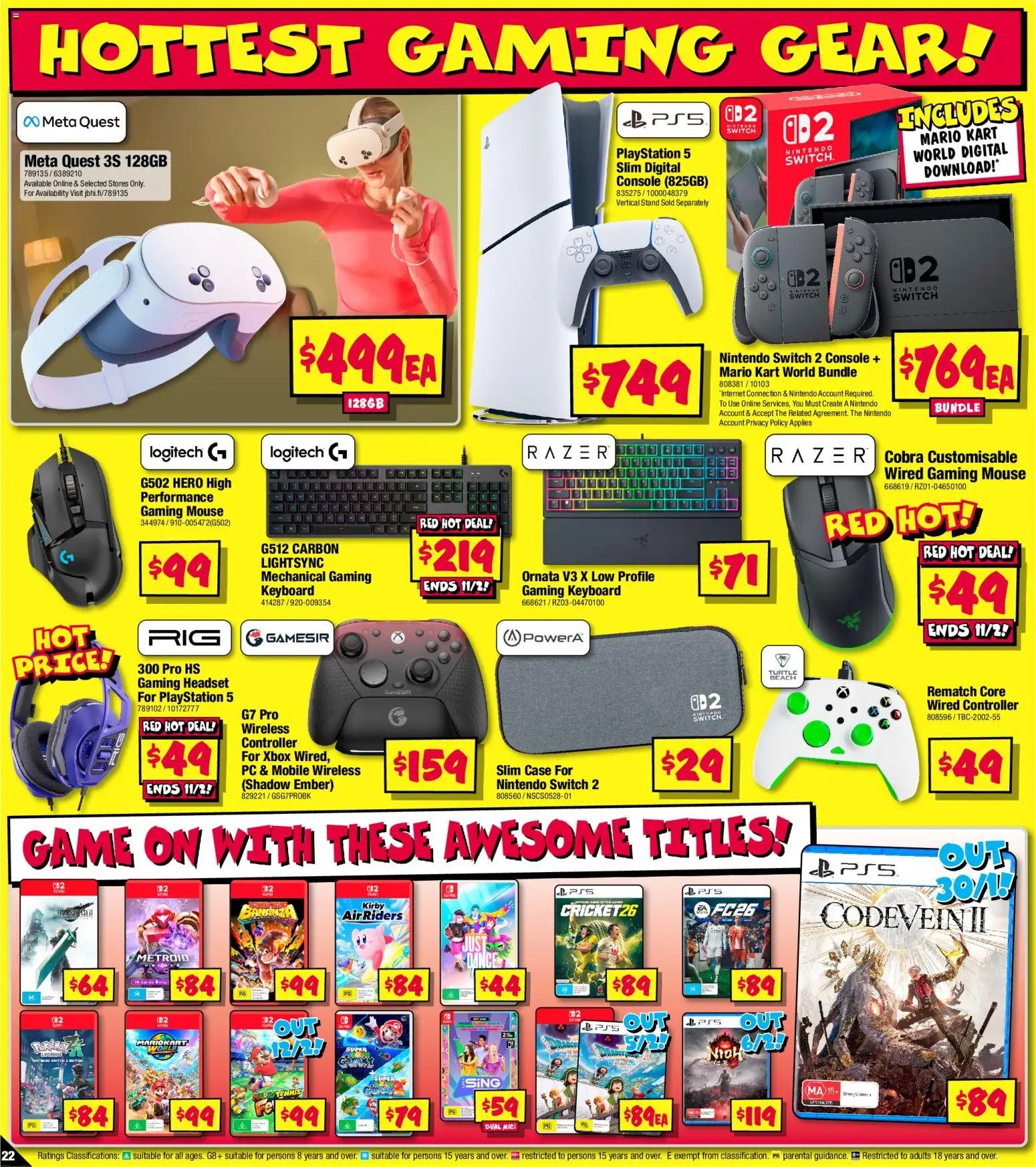 JB Hi-Fi catalogue - valid from 29.01.2026 | Page: 22 | Products: Controller, Pc, Case, Mobile