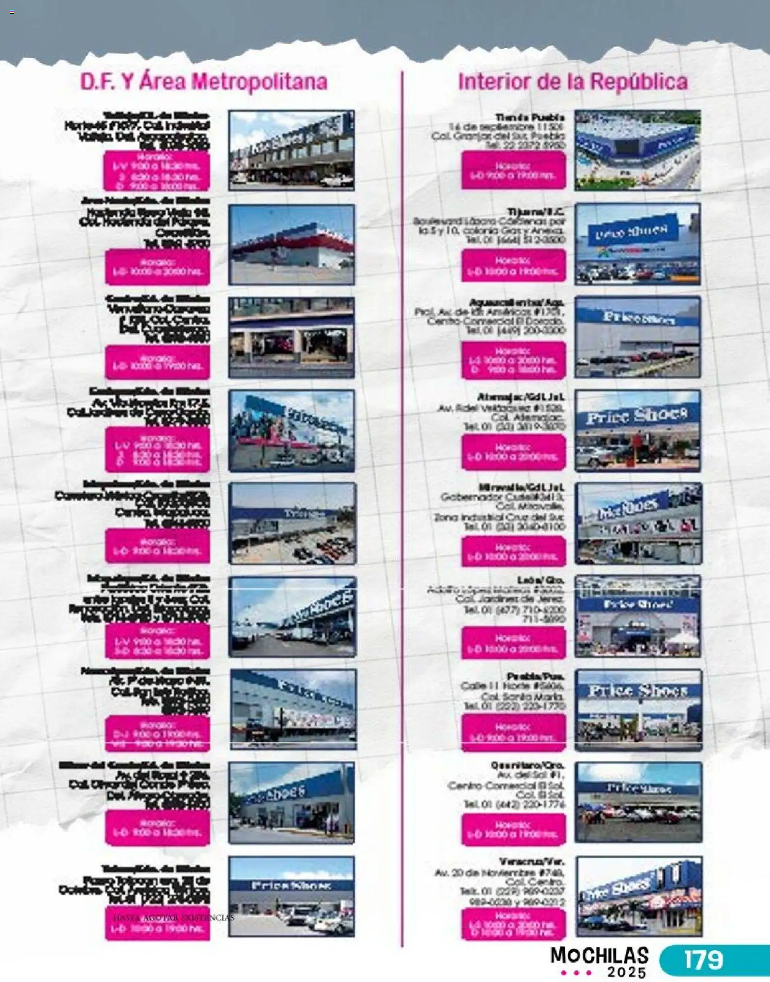 Nuevas ofertas de Price Shoes válidas en toda la República Mexicana desde el 01.09.2025. ¡Encuentra las mejores ofertas en Price Shoes catálogo Escolar! | Página: 179 | Productos: Col