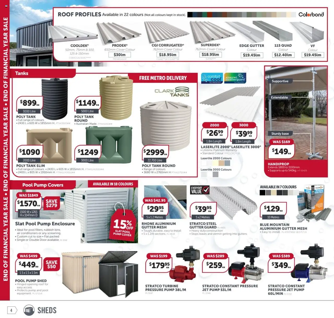 Stratco catalogue - valid from 23.05.2025 | Page: 4 | Products: Door, Shed
