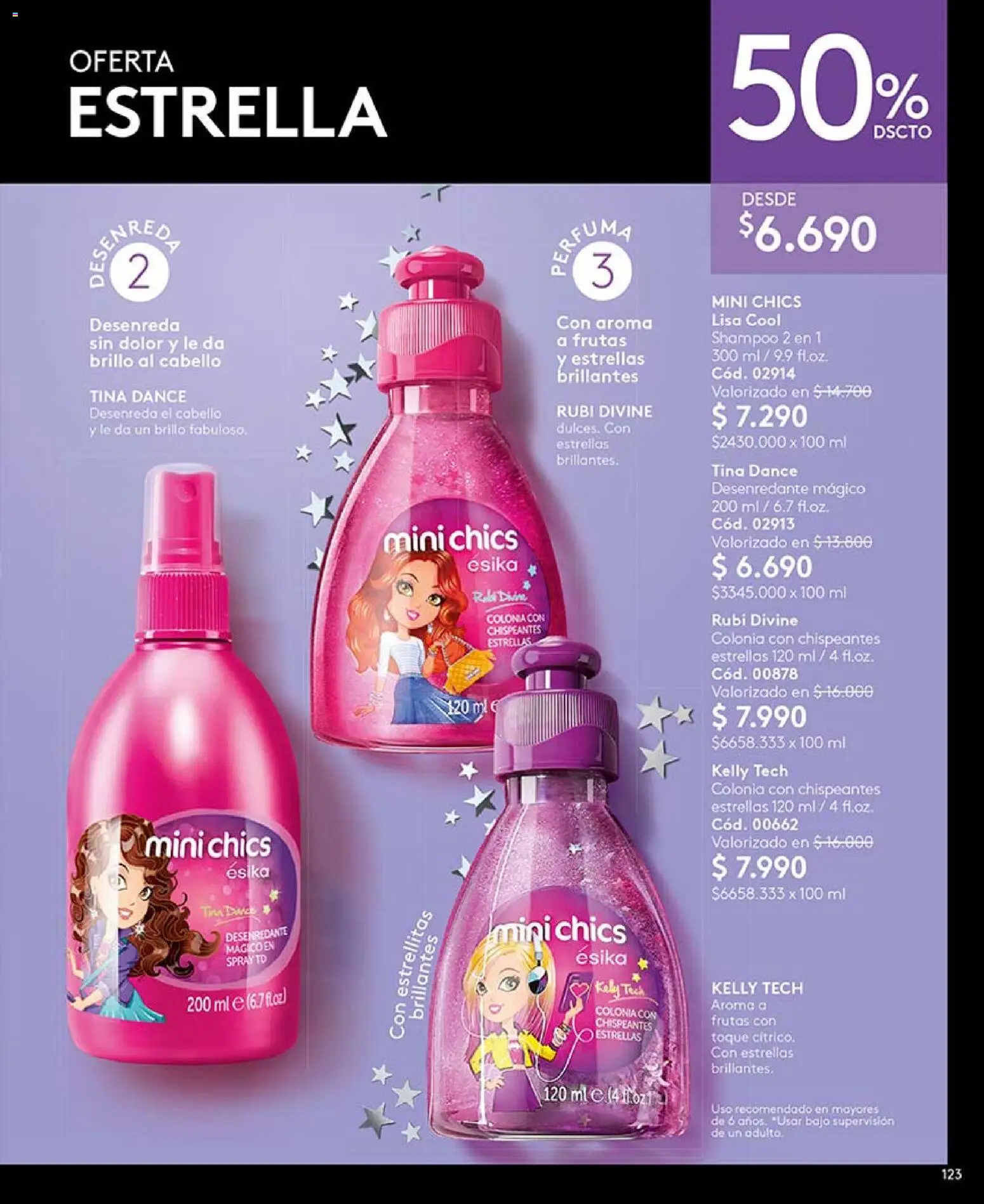 Catálogo Ésika Campaña 7 │ válido desde el 18.04.2026 | Página: 135 | Productos: Brillo, Shampoo