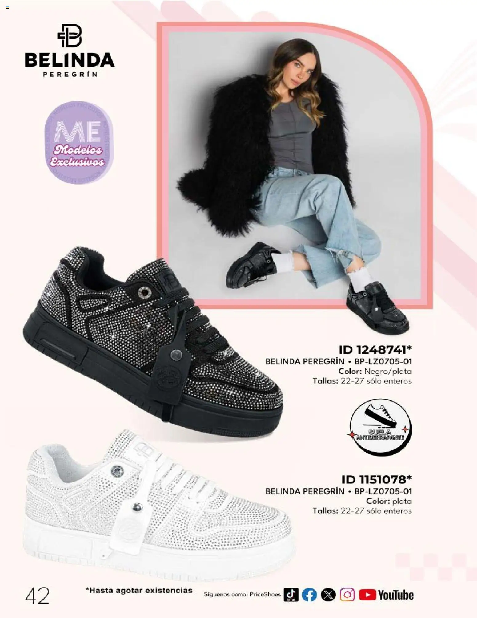 Nuevas ofertas de Price Shoes válidas en toda la República Mexicana desde el 08.12.2025. ¡Encuentra las mejores ofertas en Price Shoes catálogo Belinda! | Página: 42