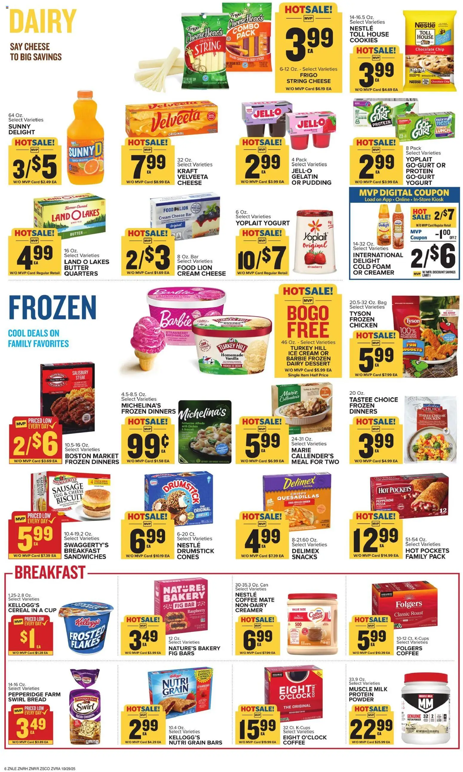 Food Lion Weekly Ad - valid from 29.10.2025 | Page: 9 | Products: Powder, Milk, Yogurt, Bag