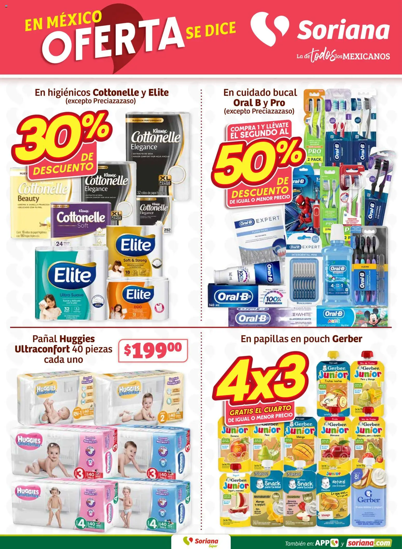 Nuevas ofertas de Soriana válidas en toda la República Mexicana desde el 26.02.2026. ¡Encuentra las mejores ofertas en Soriana - Fin de Semana Súper: BCS, Son y Sin! | Página: 7 | Productos: Pera, Mango, Papel higiénico