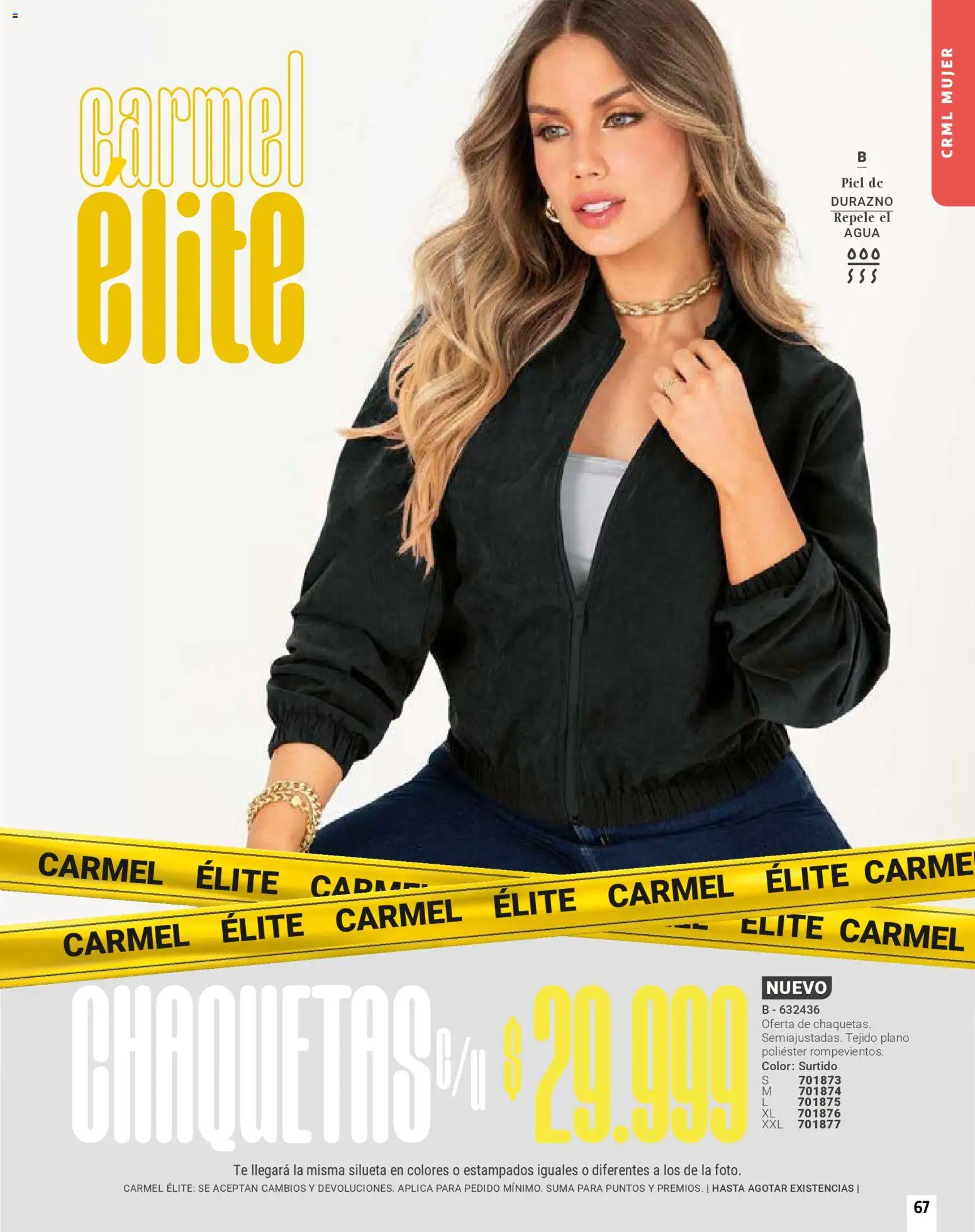 Carmel revista - valida desde el 01.02.2026 | Página: 67 | Productos: Agua, Té, Durazno