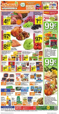 Preview of Shaw's weekly ads valid from 24.10.2025