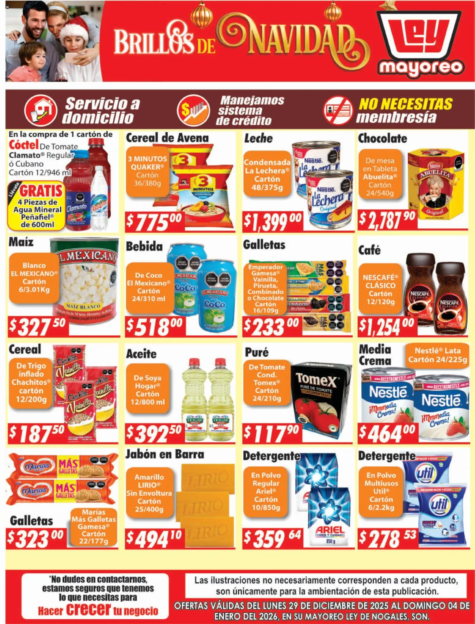 Nuevas ofertas de Casa Ley válidas en toda la República Mexicana desde el 29.12.2025. ¡Encuentra las mejores ofertas en Casa Ley folleto Nogales! | Página: 1 | Productos: Maíz, Chocolate, Tableta, Jabón