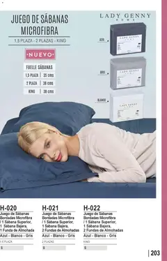 Ofertas Lady Genny válido desde el 09.02.2026 | Página: 205 | Productos: Almohada, Funda de almohada, Sabanas