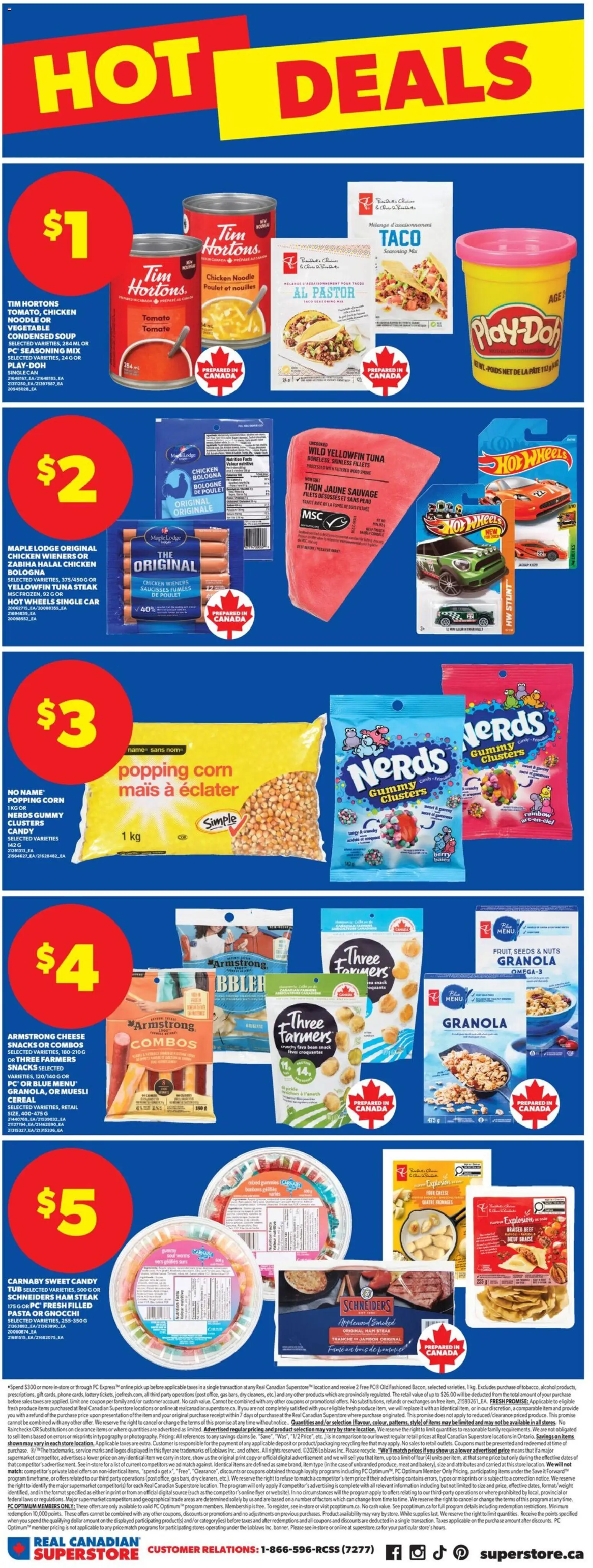 Real Canadian Superstore flyer valid from 19.02.2026 | Page: 7 | Products: Phone, Case, Ham, Chicken