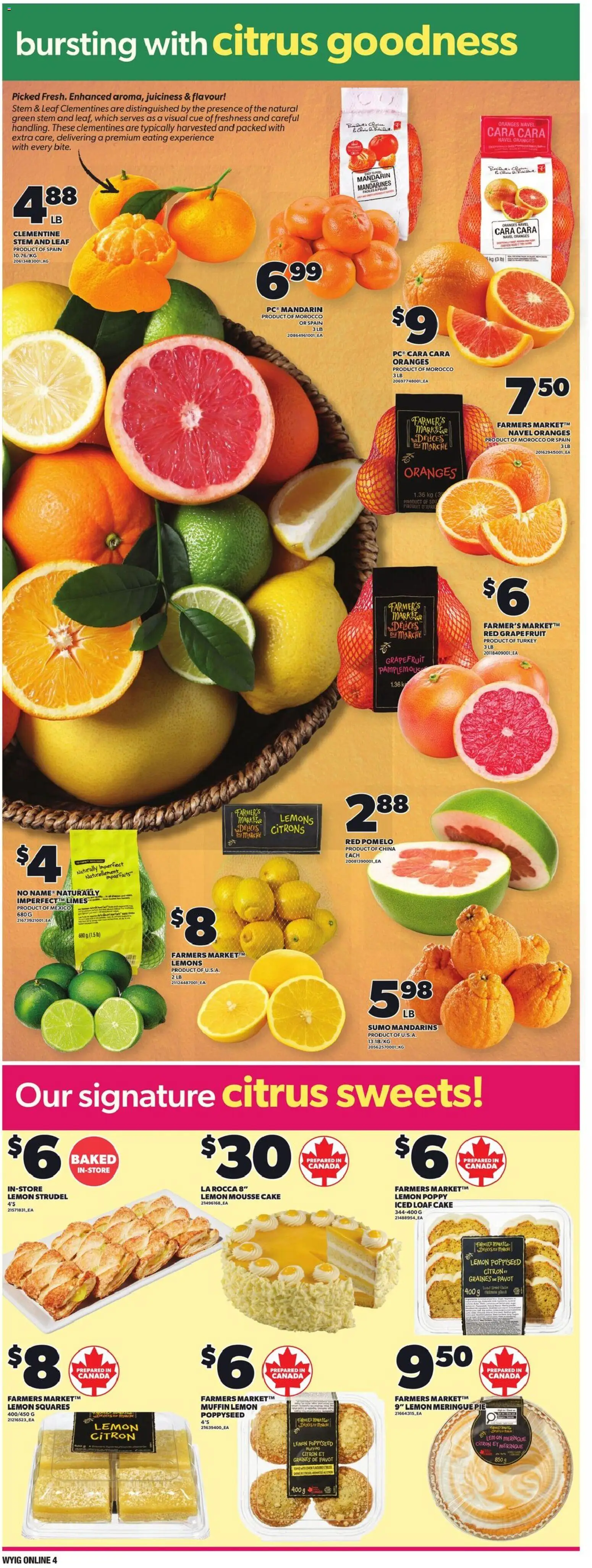 Loblaws flyer valid from 29.01.2026 | Page: 11 | Products: Turkey, Oranges