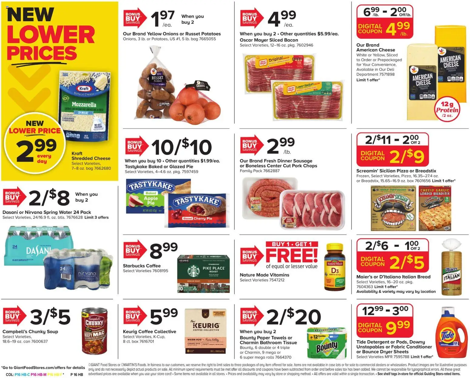 Giant Weekly Ad - valid from 13.03.2026 | Page: 4 | Products: Shelf, Bread, Detergent, Potatoes