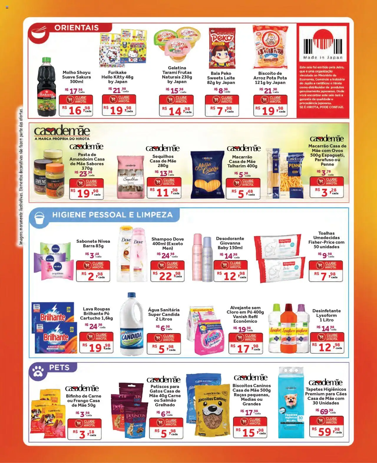 Hirota Food Folheto - válido de 08.10.2025 | Página: 4 | Produtos: Talharim, Cloro, Leite, Ovos