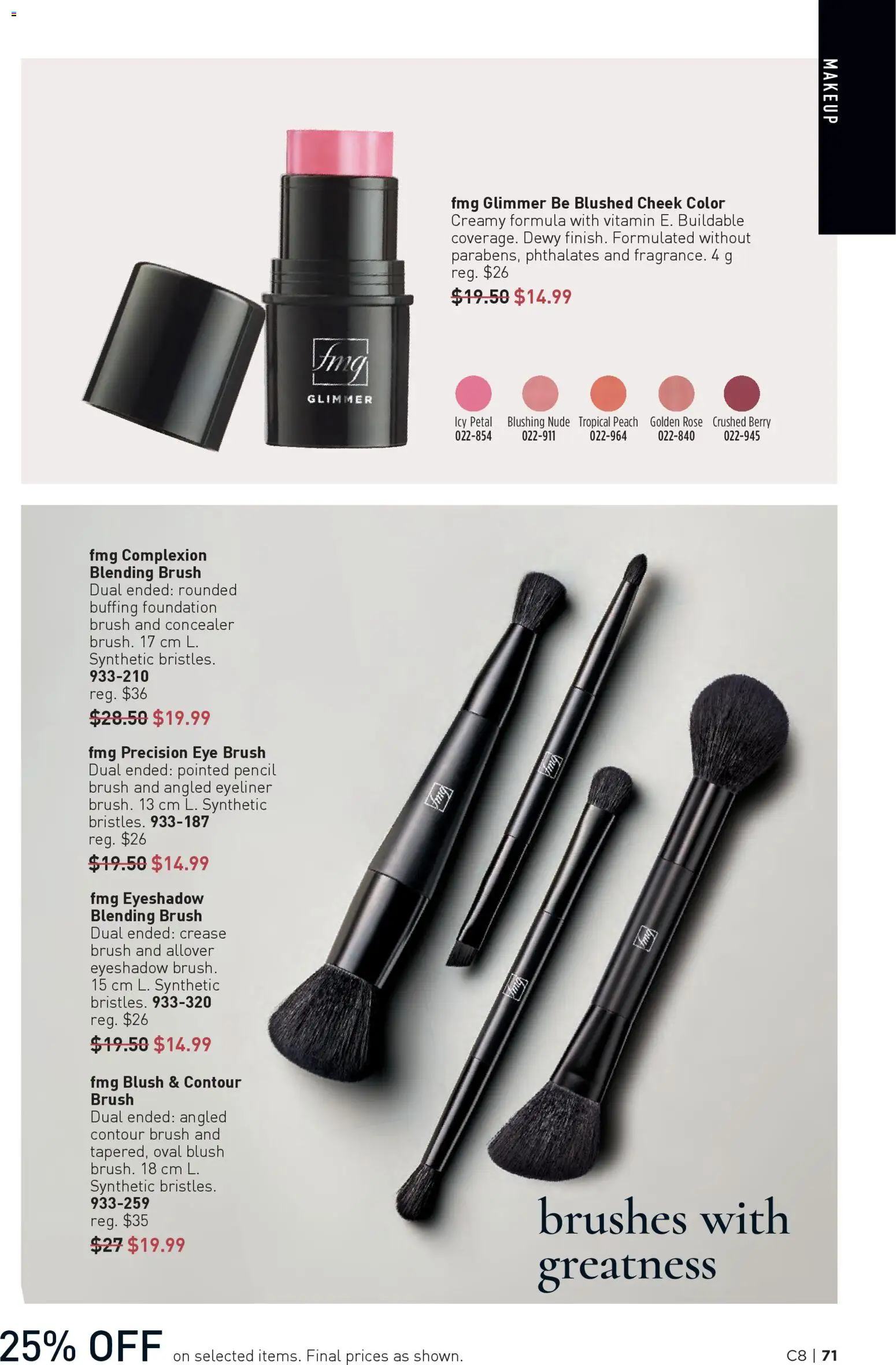 Avon flyer valid from 09.04.2026 | Page: 71 | Products: Concealer, Blush, Brush, Eyeliner