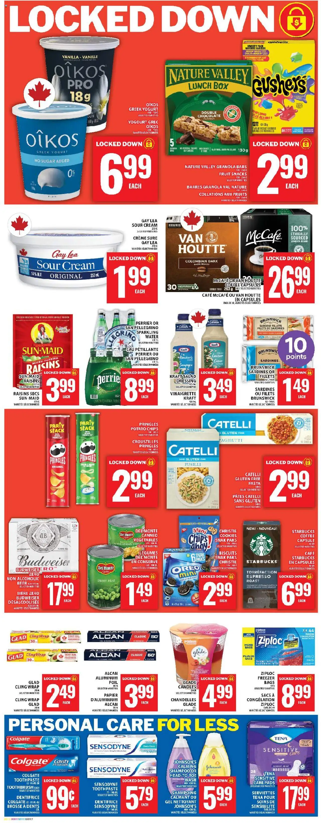 Food Basics flyer valid from 25.09.2025 | Page: 11 | Products: Salad, Box, Yogurt, Beer