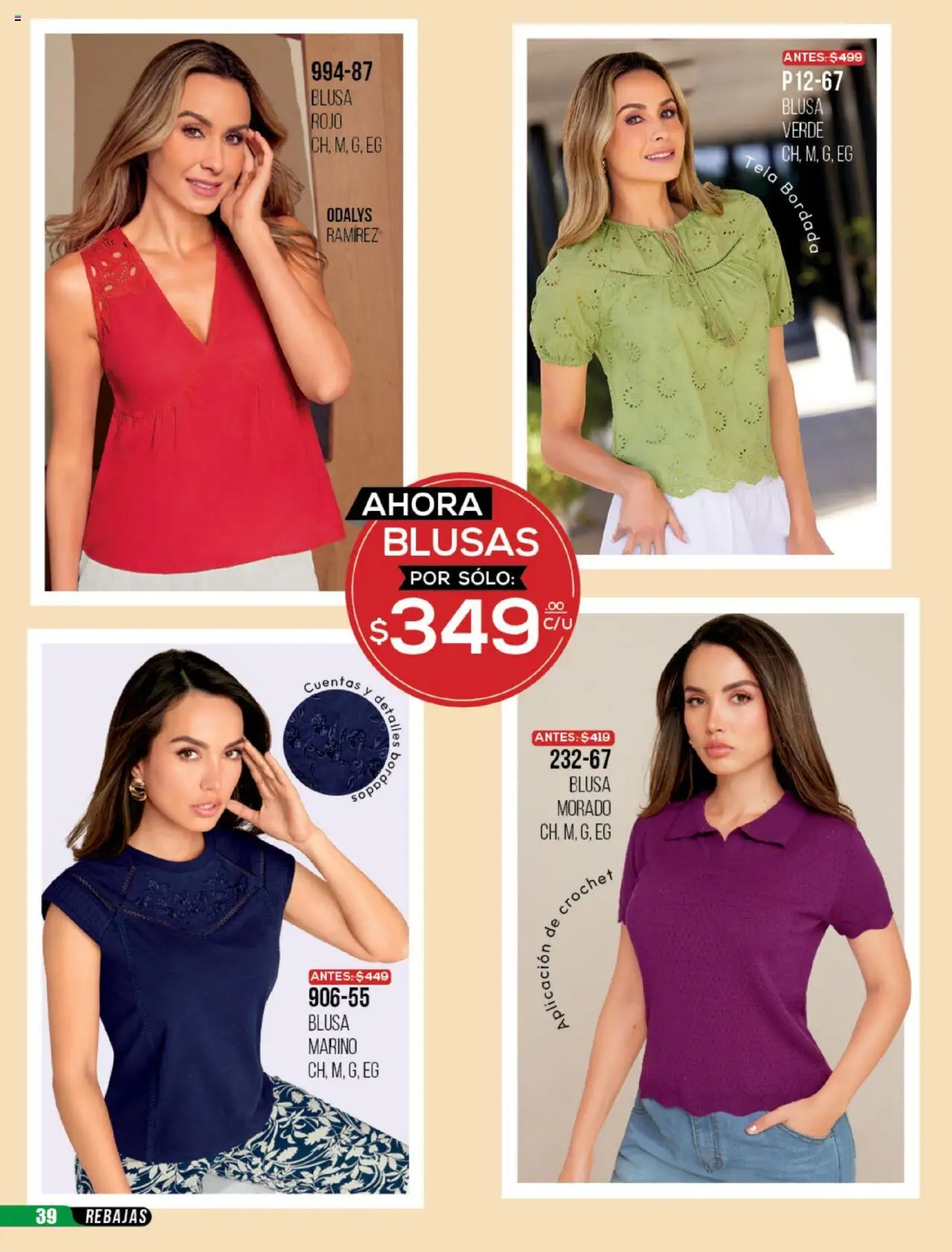 Nuevas ofertas de Cklass válidas en toda la República Mexicana desde el 30.05.2025. ¡Encuentra las mejores ofertas en Cklass catálogo Rebajas Ropa! | Página: 40 | Productos: Blusa