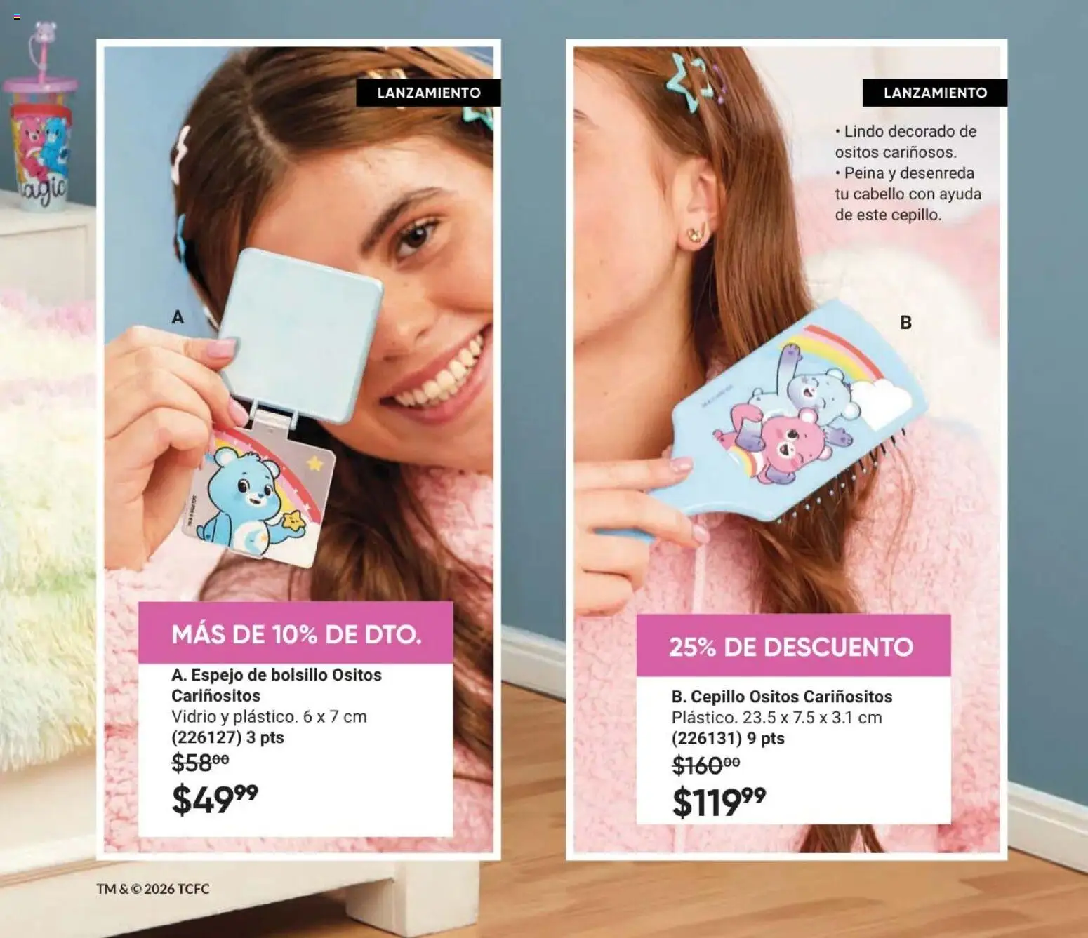 Nuevas ofertas de AVON válidas en toda la República Mexicana desde el 10.01.2026. ¡Encuentra las mejores ofertas en AVON Casa & Estilo 2 2026! | Página: 163 | Productos: Cepillo, Espejo
