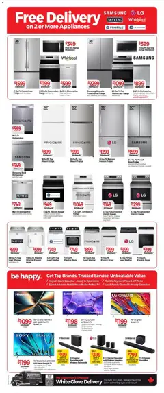 Preview of Tepperman's weekly flyer / circulaire from shop Tepperman's valid from 08.01.2026 | Page: 5 | Products: Freezer, Dryer, Dishwasher, Fan