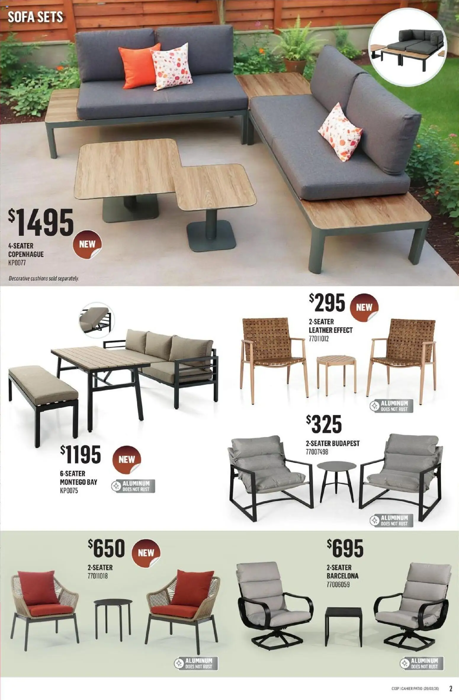 Canac flyer valid from 26.03.2026 | Page: 2 | Products: Sofa