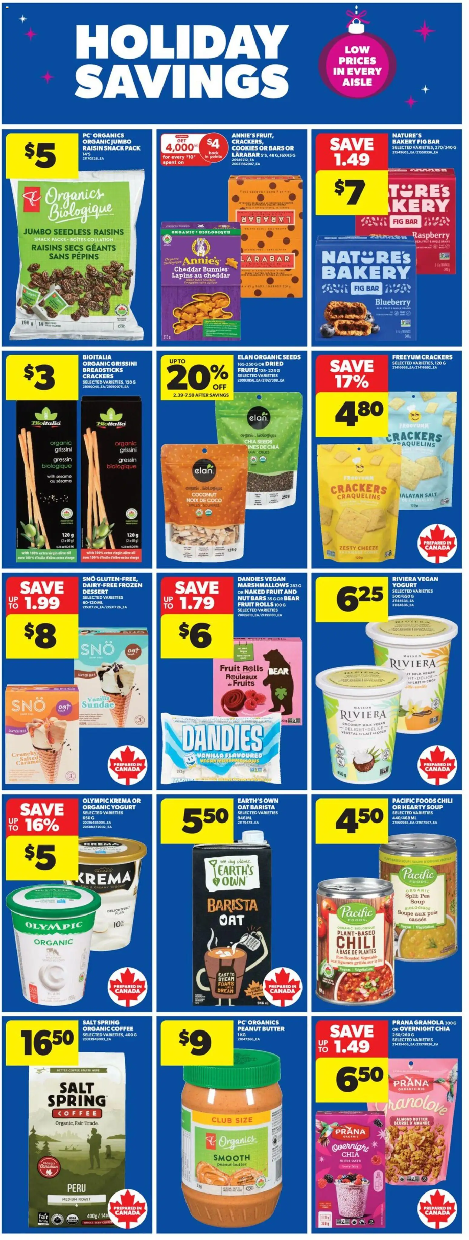 Real Canadian Superstore flyer valid from 18.12.2025 | Page: 17 | Products: Cookies, Bakery, Yogurt, Coffee