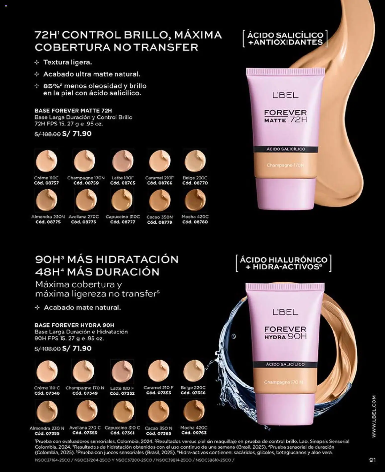Catálogo L'Bel válido desde 04.04.2026 | Página: 91 | Productos: Maquillaje