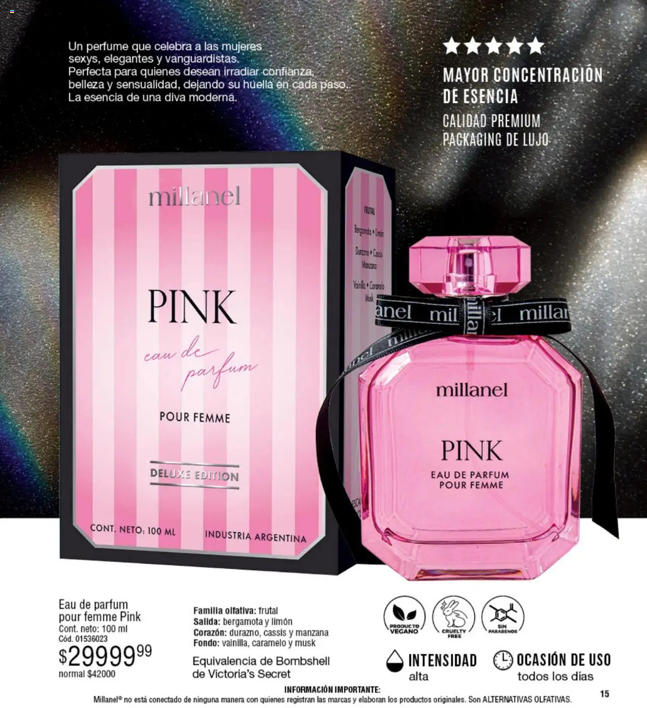 Millanel catálogo │ válido desde el 18.08.2025 | Página: 15 | Productos: Perfume, Durazno, Manzana, Limón