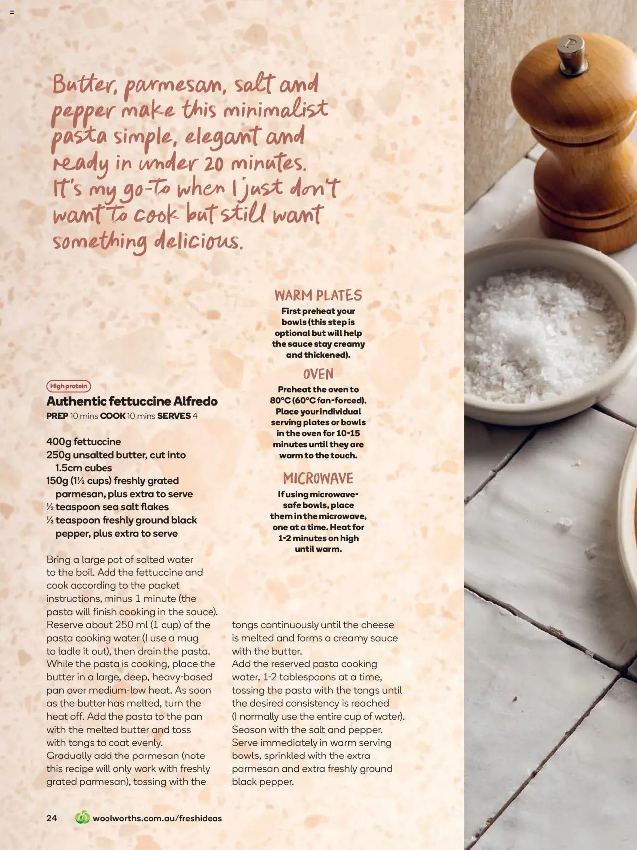 Woolworths catalogue - valid from 01.10.2025 | Page: 24 | Products: Pot, Cheese, Salt, Oven