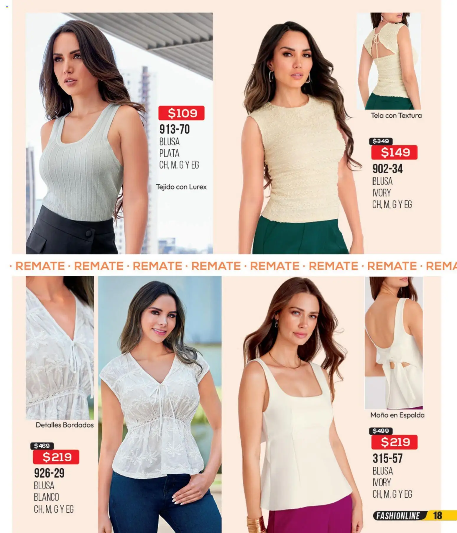 Nuevas ofertas de Cklass válidas en toda la República Mexicana desde el 20.04.2026. ¡Encuentra las mejores ofertas en Cklass catálogo Remate Calzado 3X2! | Página: 152 | Productos: Blusa, Moño